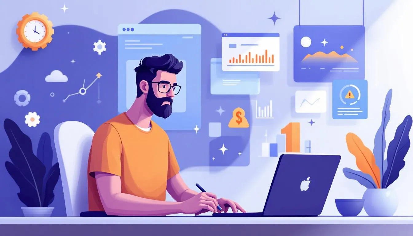 A small business owner managing operations with the help of flat fee pricing for IT services.