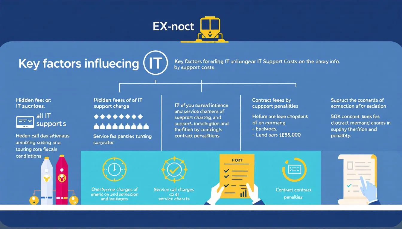 Factors influencing IT support costs, including hidden fees that customers should be cautious of.