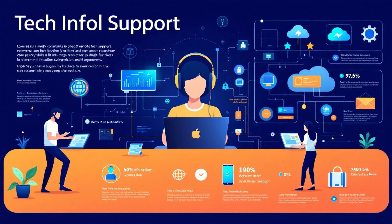 A visual representation of reliable remote tech help services in action.
